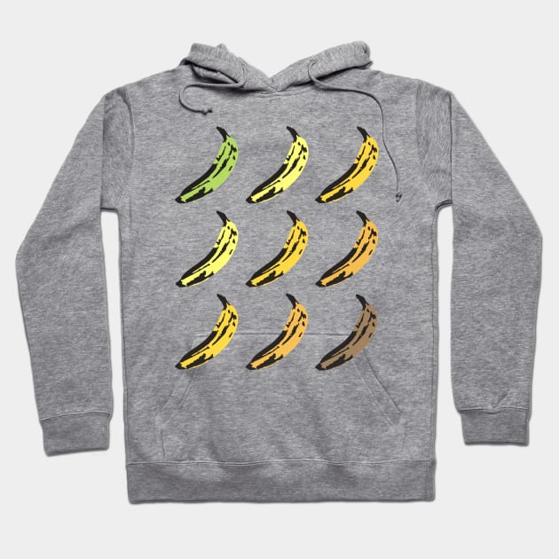 Bananas (15 Minutes of Fame) Hoodie by MinimalFun